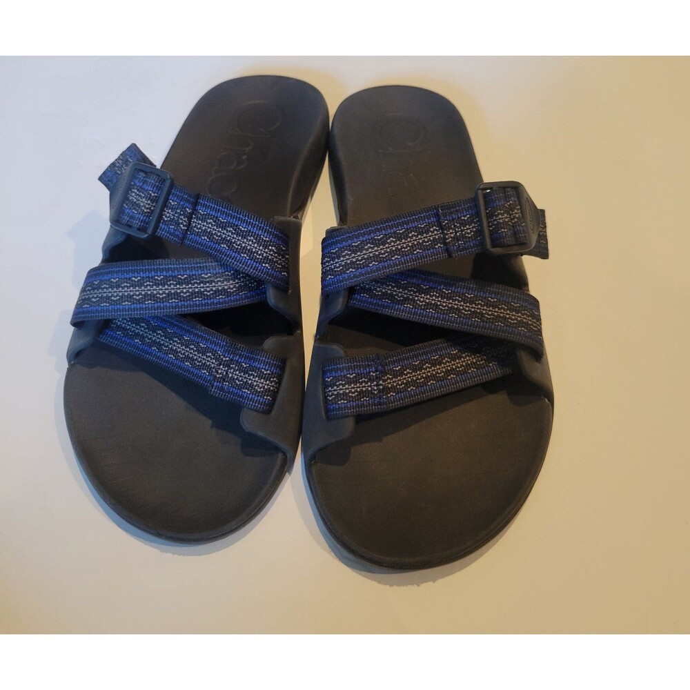 Chaco Men's chillos Slide Sandals Adjustable Straps Buckle Synthetic